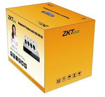 ZK KIT102 NVR 4 CANALES/ CONTROL DE ACCESO F7/ 4 CAMARAS IP DOMO 1 MP/ MOUSE